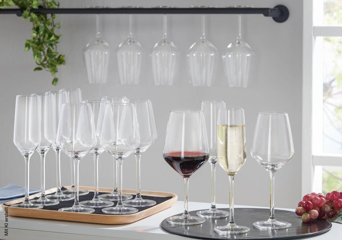 Weinglasset transparent