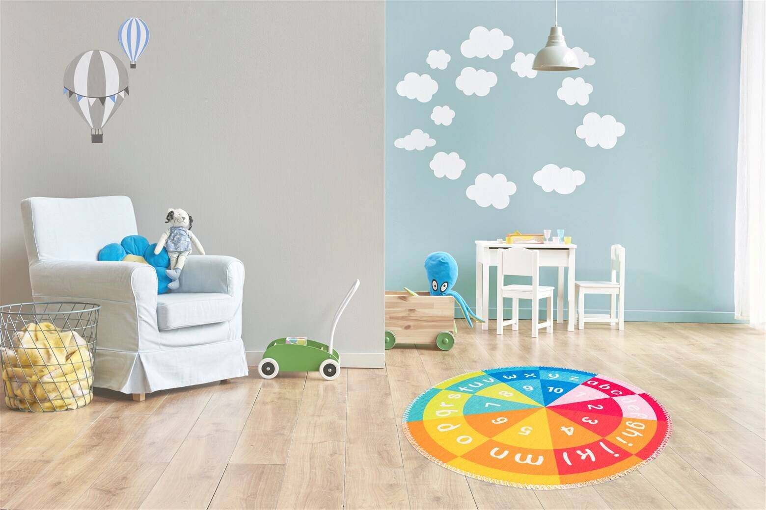 Arte Espina Flachflorteppich Coco 325 mehrfarbig B/H/L: ca. 120x0,5x120 cm