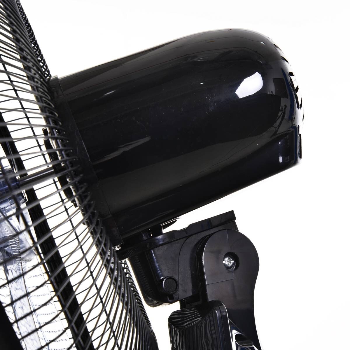 HOMCOM Standventilator mit Fernbedienung schwarz Metall Kunststoff H/D: ca. 124x45 cm