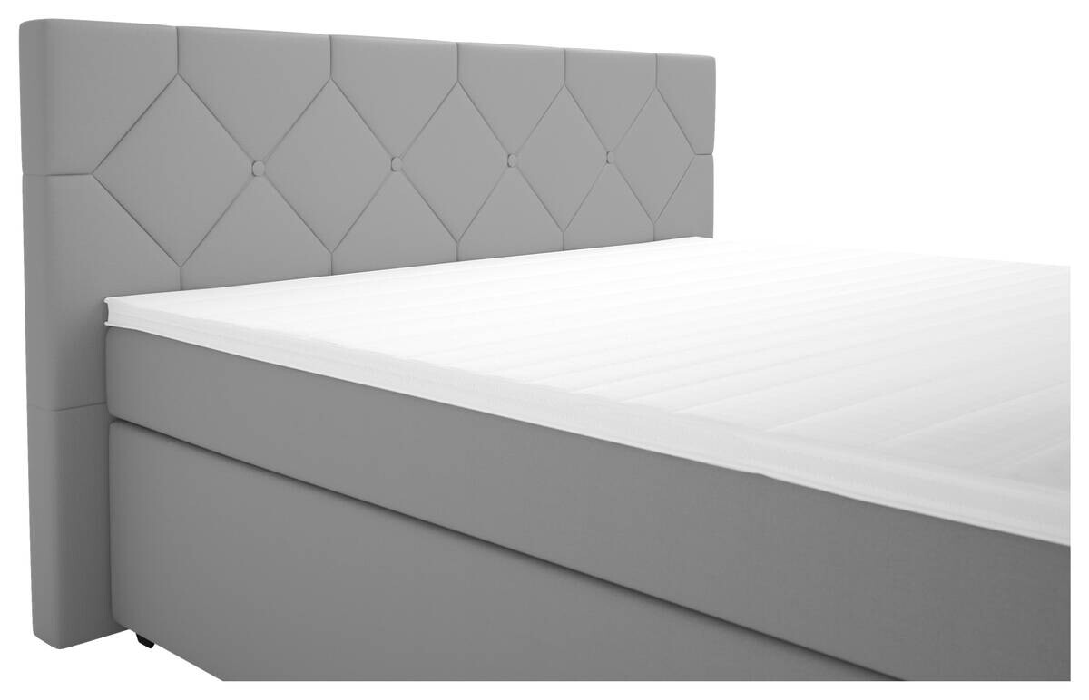 Boxspringbett Wien grau Liegefläche B/L: ca. 180x200 cm