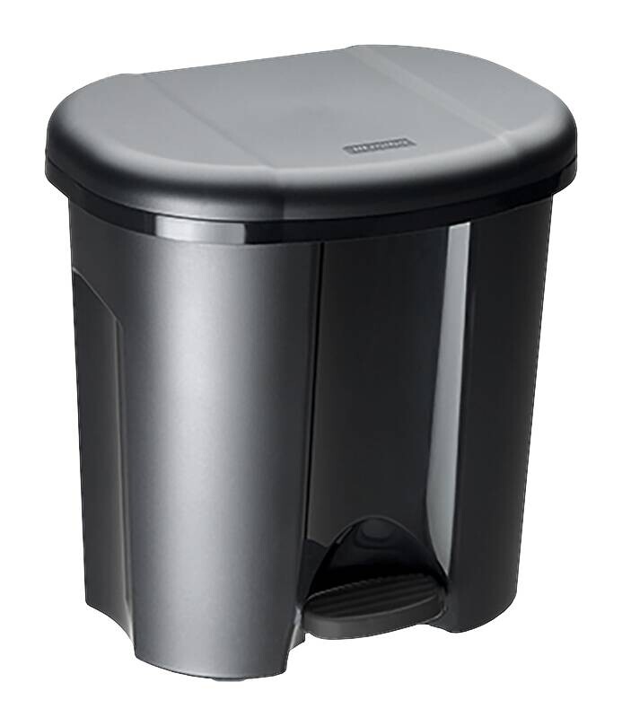 Rotho Treteimer schwarz B/H/L: ca. 32x40,5x39 cm