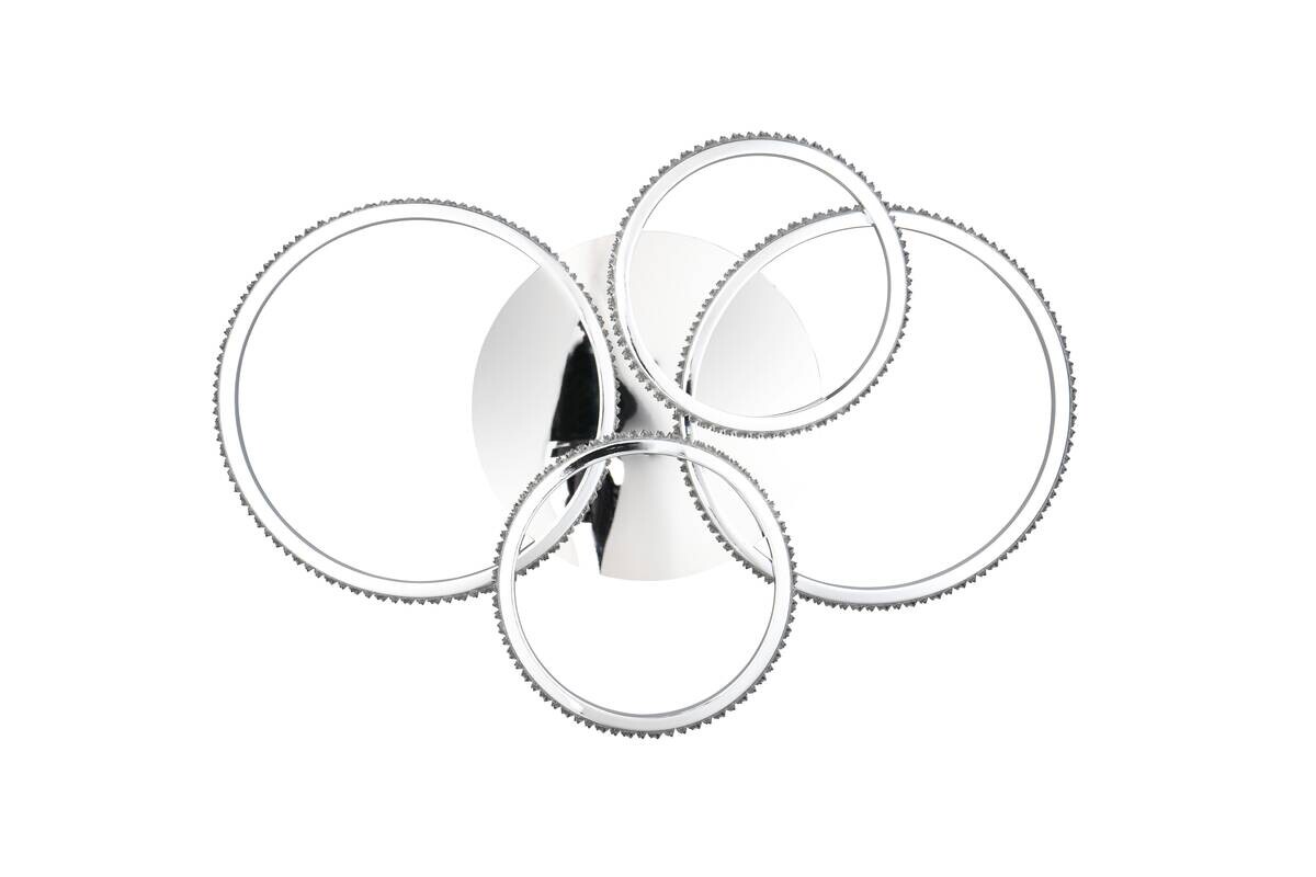 Reality LED-Deckenleuchte Cires Chrom Metall B/H/L: ca. 8,5x49,5x65,5 cm