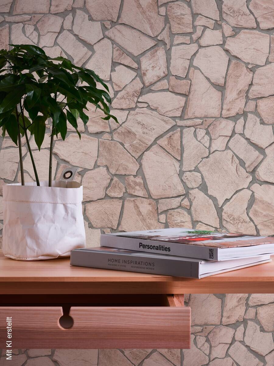 A.S.Creation Vliestapete grau braun B/H/D: ca. 53x1005x9 cm
