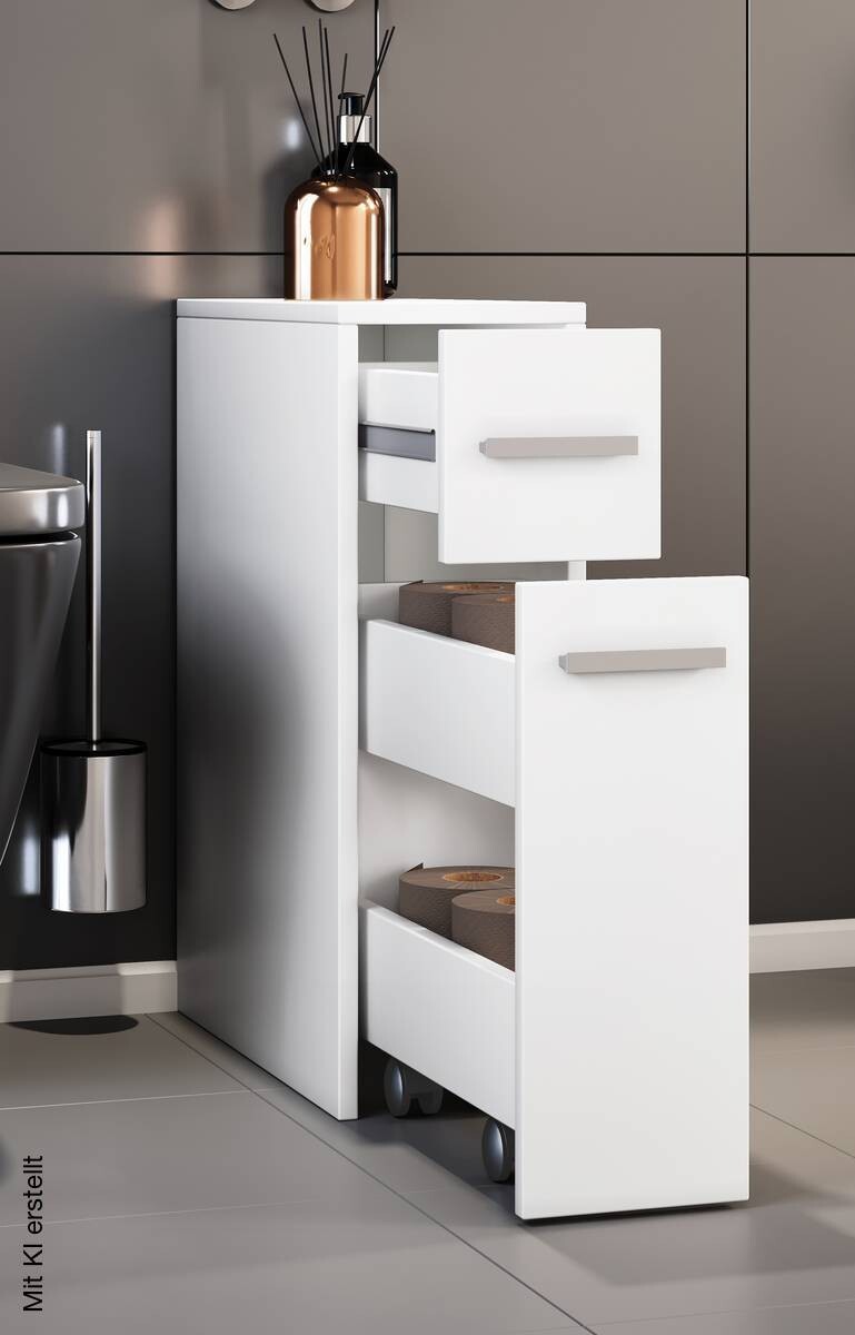 Unterschrank Zalo weiß B/H/T: ca. 20x61x45 cm