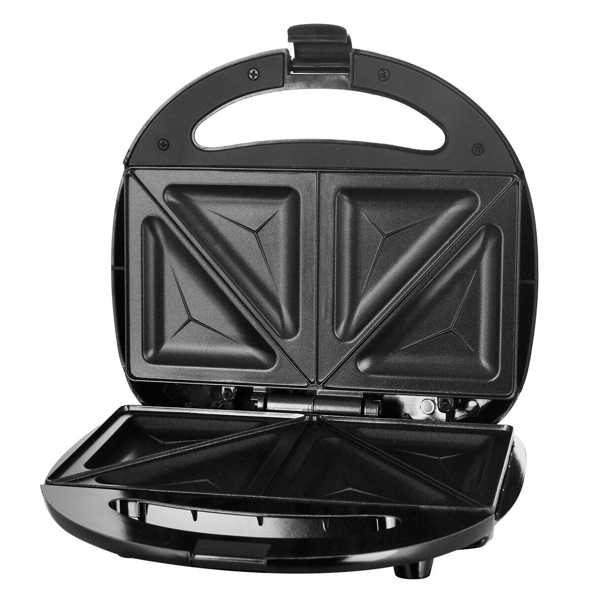 Emerio Sandwichtoaster ST-120889 silber schwarz Kunststoff Edelstahl B/H/T: ca. 21,8x7,7x20,2 cm
