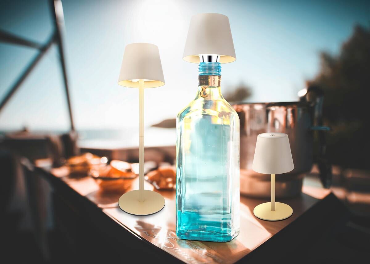 Tischleuchte Vannie sand