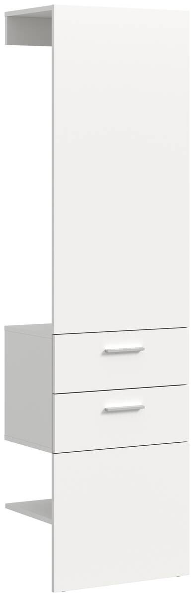 Garderobenpaneel VAGA weiß B/H/T: ca. 52x190x36 cm