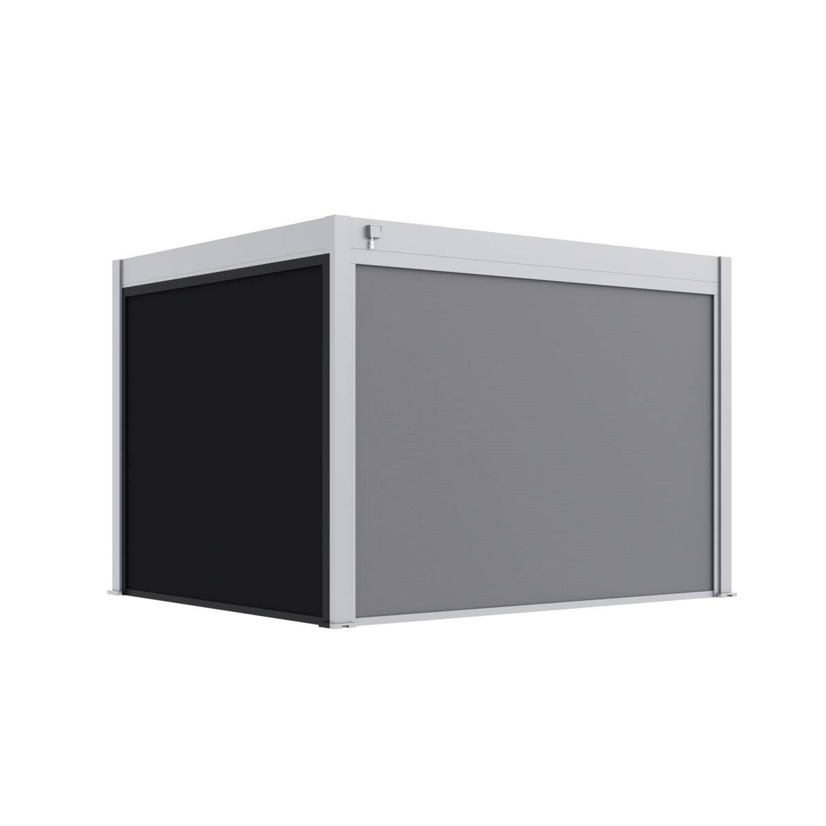 Paragon Outdoor Seitenteil für Pergola Grand Tuscan grau Kunststoff B/H: ca. 279x237 cm