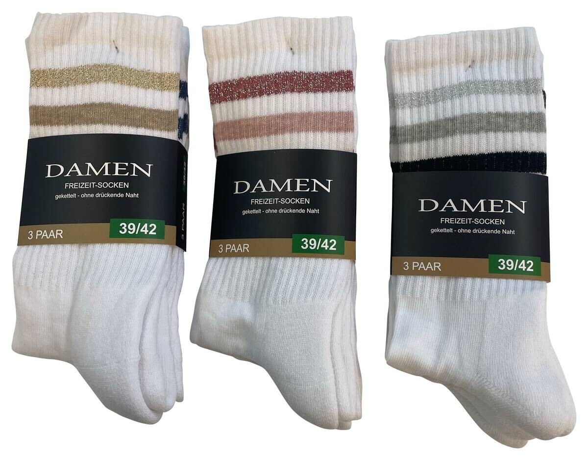 Damen-Socken sortiert 1 Packstücke Größe 39-42