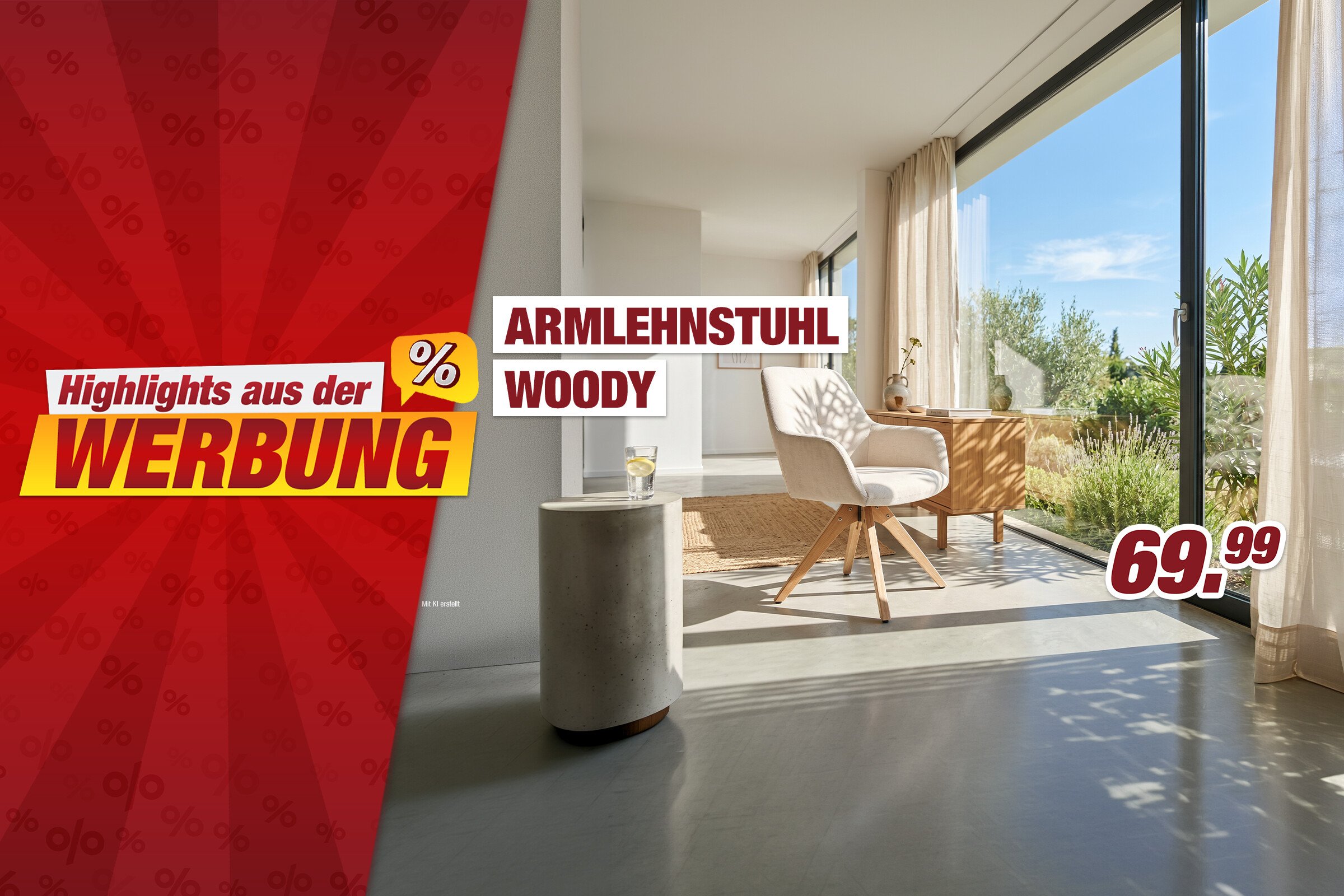 Unsere Werbe Highlights - Armlehnstuhl Woody