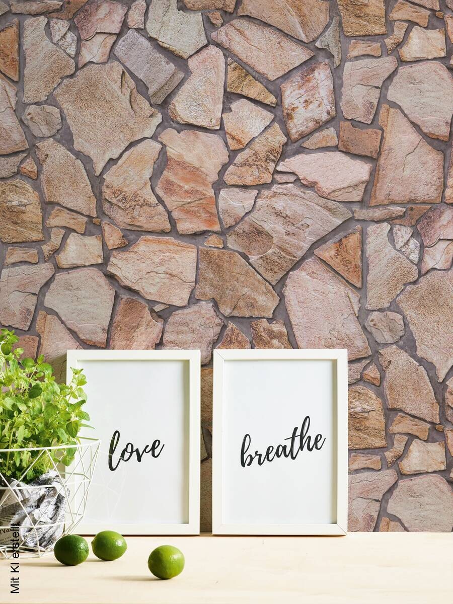 A.S.Creation Vliestapete grau beige B/H/D: ca. 53x1005x9 cm