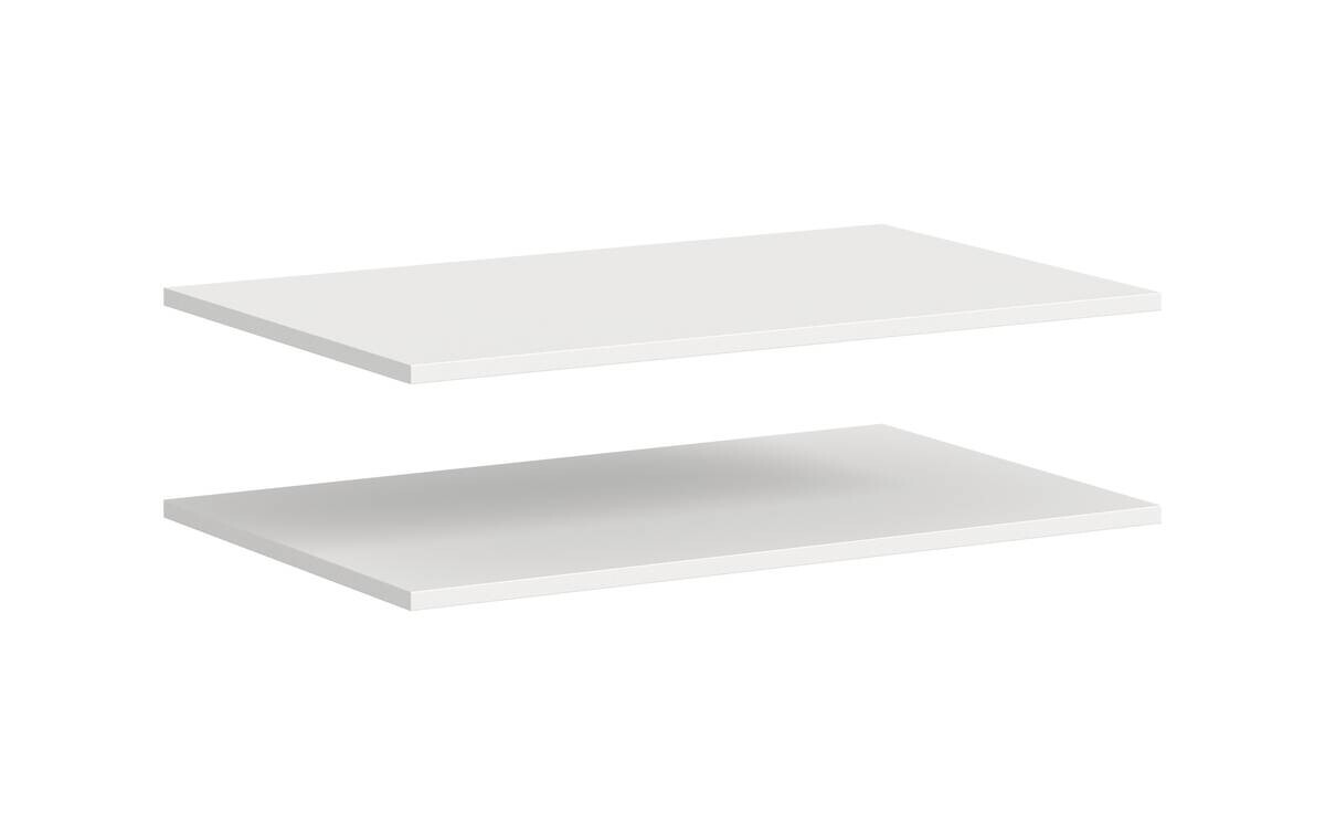 Einlegeböden-Set ZUBEHÖR 2er weiß B/H/T: ca. 77x2x48 cm