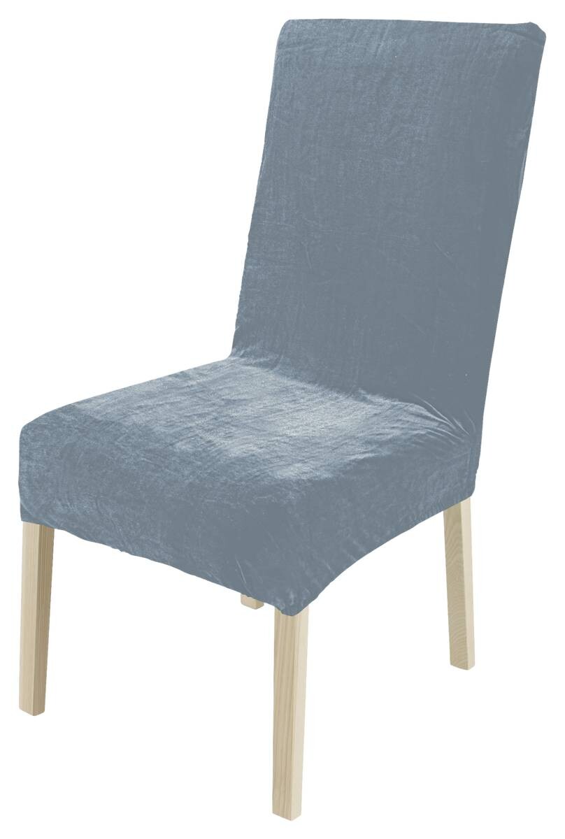 Stuhlhusse silber Polyester B/H/L: ca. 45x60x40 cm