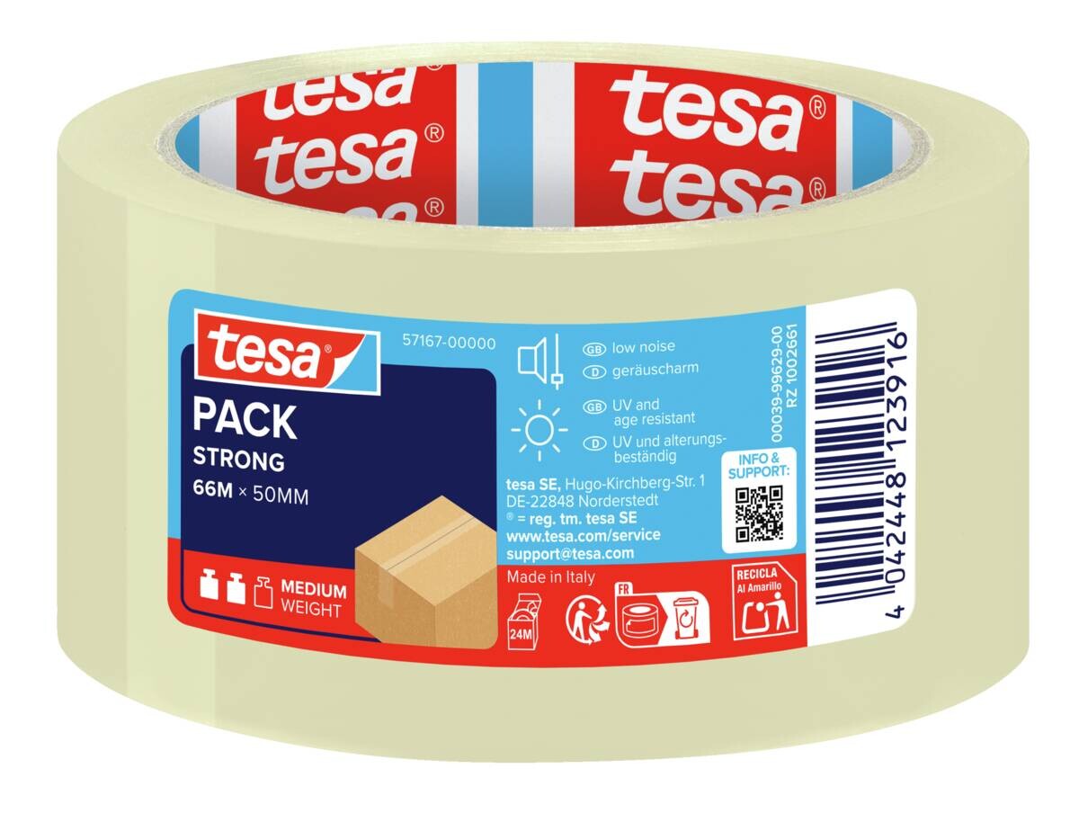 tesa Packband B/L: ca. 5x6600 cm