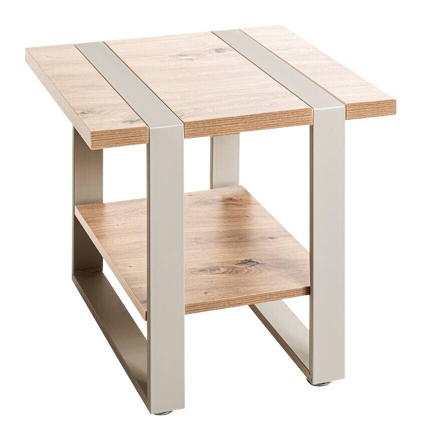 Beistelltisch Eiche hell Nachbildung Kaschmir B/H/T: ca. 45x45x45 cm