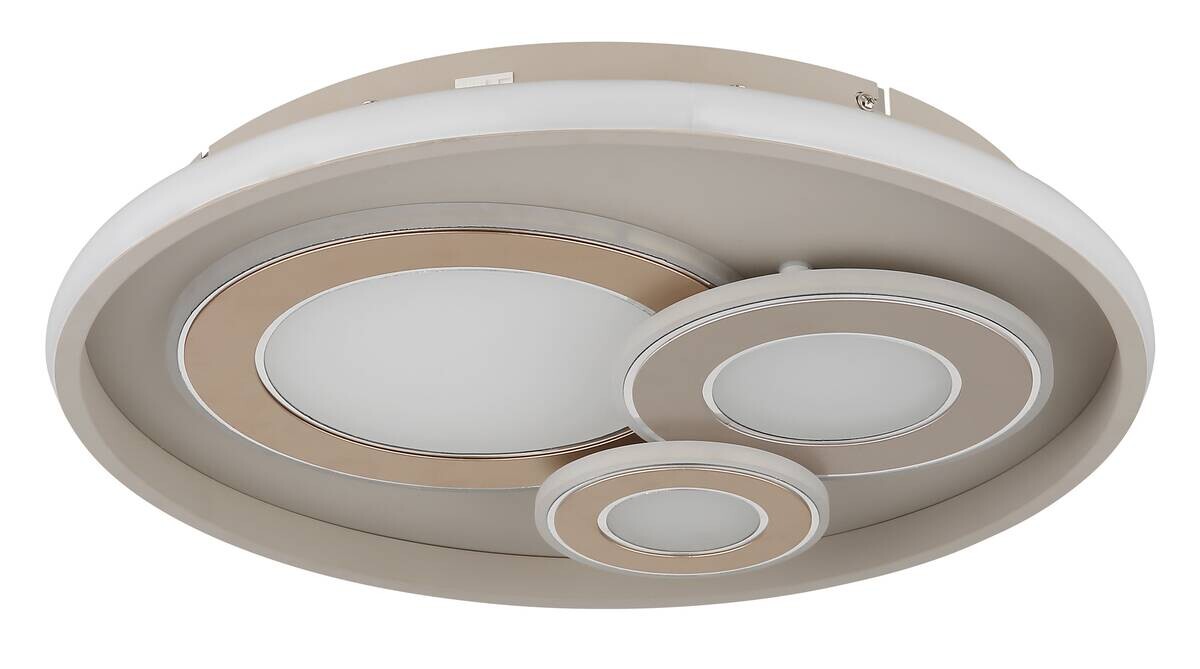 GLOBO LED-Deckenleuchte Opal sand Metall Acryl H/D: ca. 6,5x42 cm 1 Brennstellen