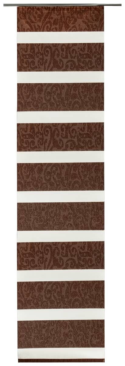 POCOline Schiebevorhang Mandy braun B/L: ca. 60x245 cm