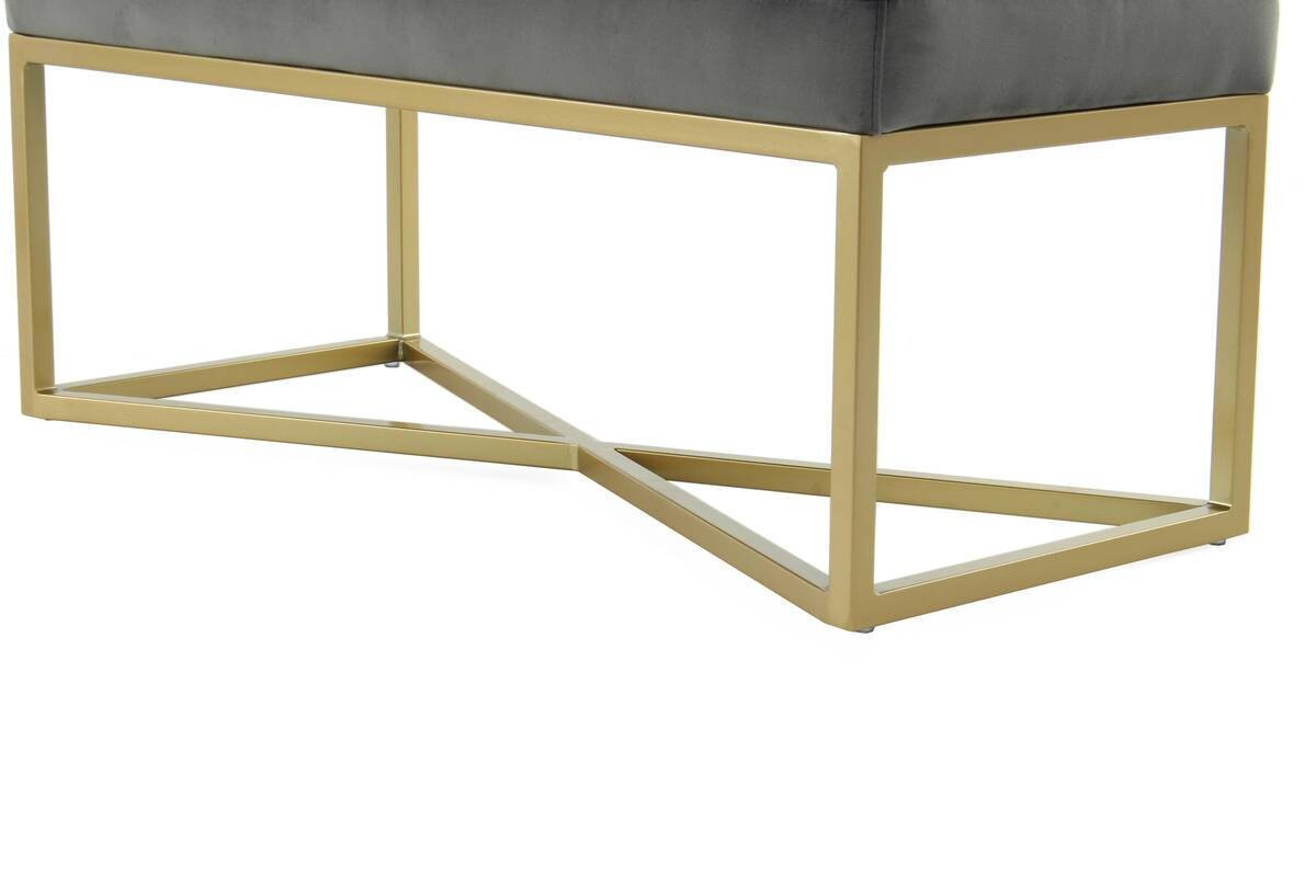 Sitzbank Cameron 100 grau B/H/T: ca. 90x40x40 cm