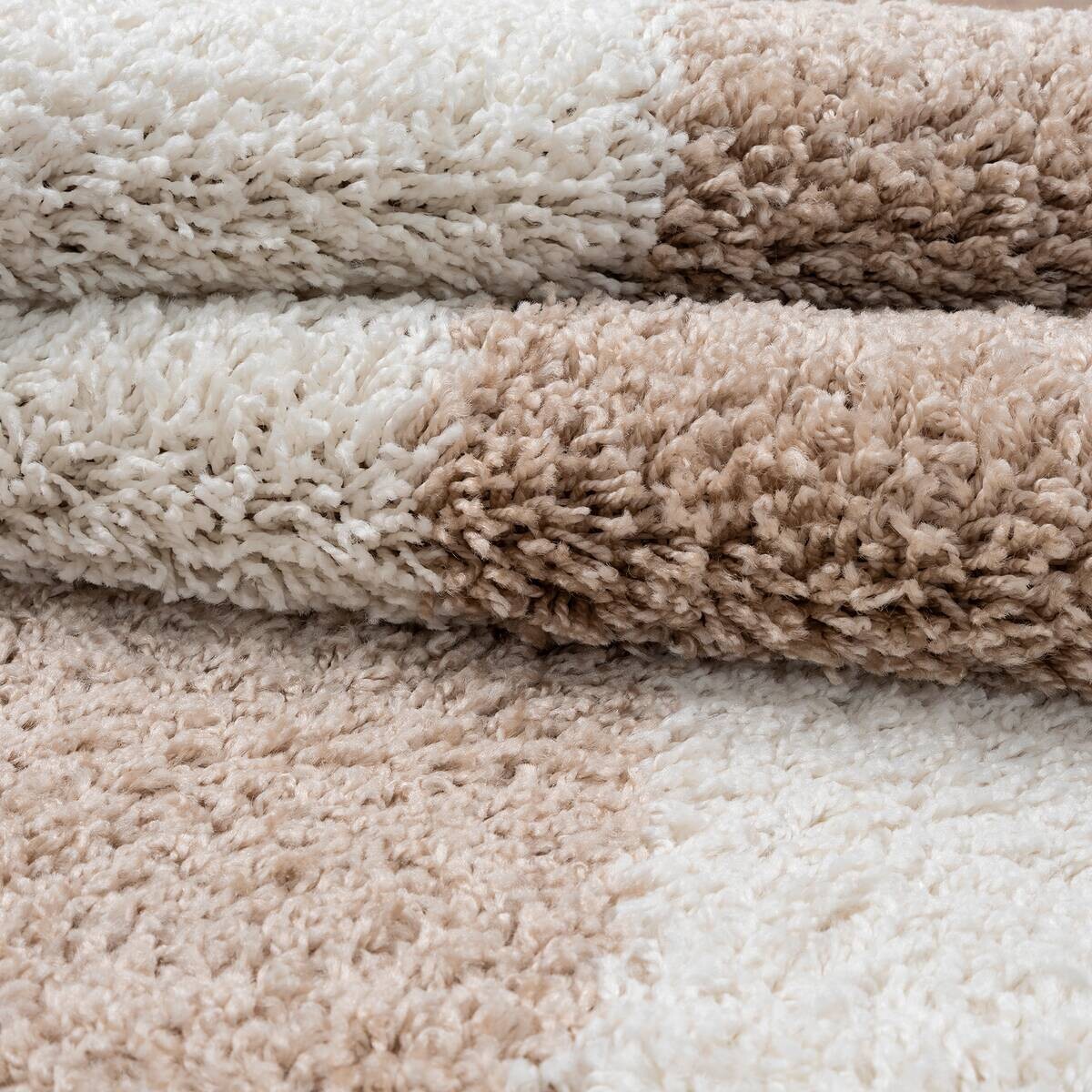 Sanat Hochflorteppich MILANO beige B/L: ca. 80x200 cm