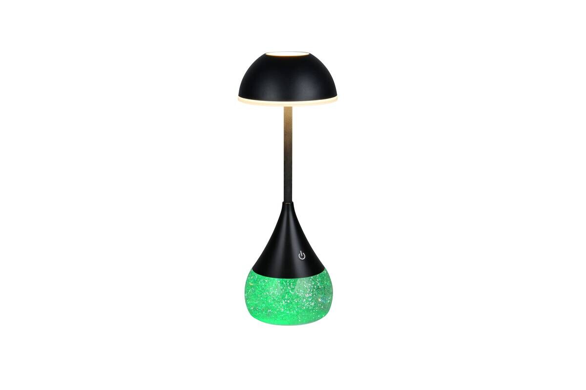 Reality LED-Tischleuchte Tembo schwarz Kunststoff B/L: ca. 11x28,3 cm