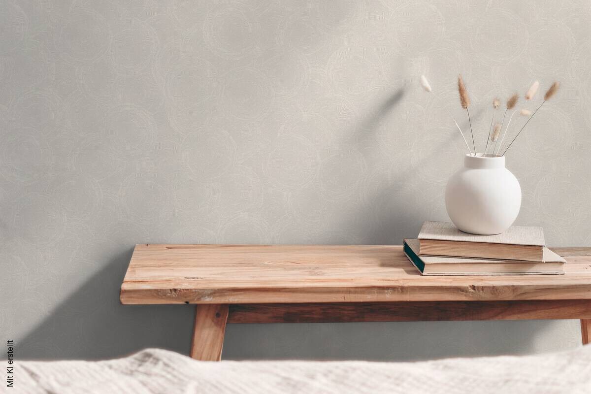 A.S.Creation Vliestapete weiß creme B/H/D: ca. 53x1005x8,8 cm