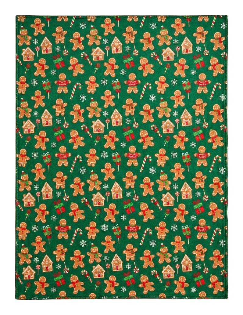 Wohndecke grün Polyester B/L: ca. 150x200 cm