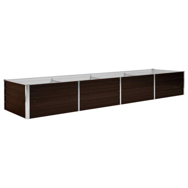 Hochbeet braun Stahl B/H/L: ca. 80x45x320 cm