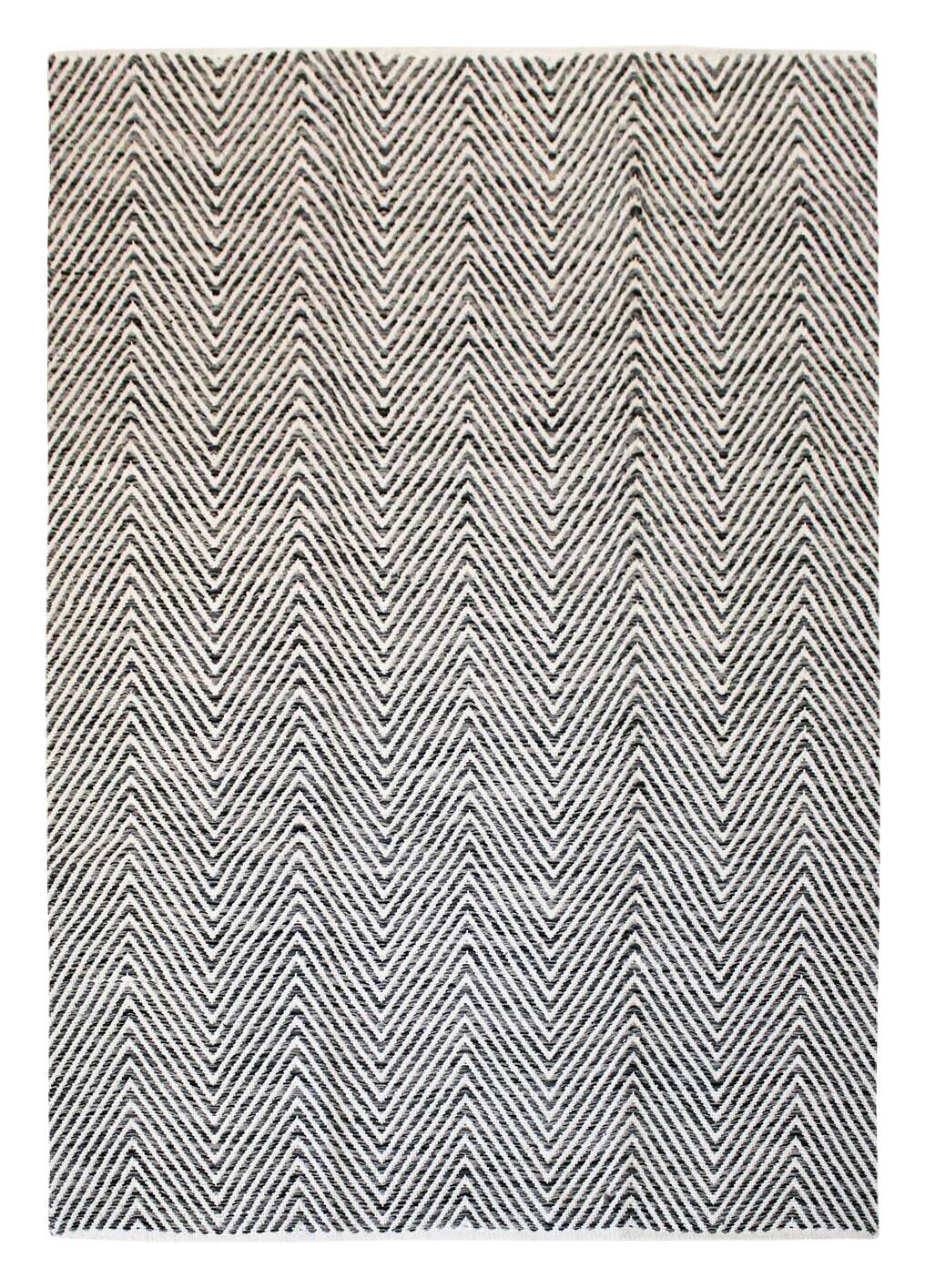 Kayoom Flachflorteppich Aperitif 510 grau B/H/L: ca. 160x0,7x230 cm