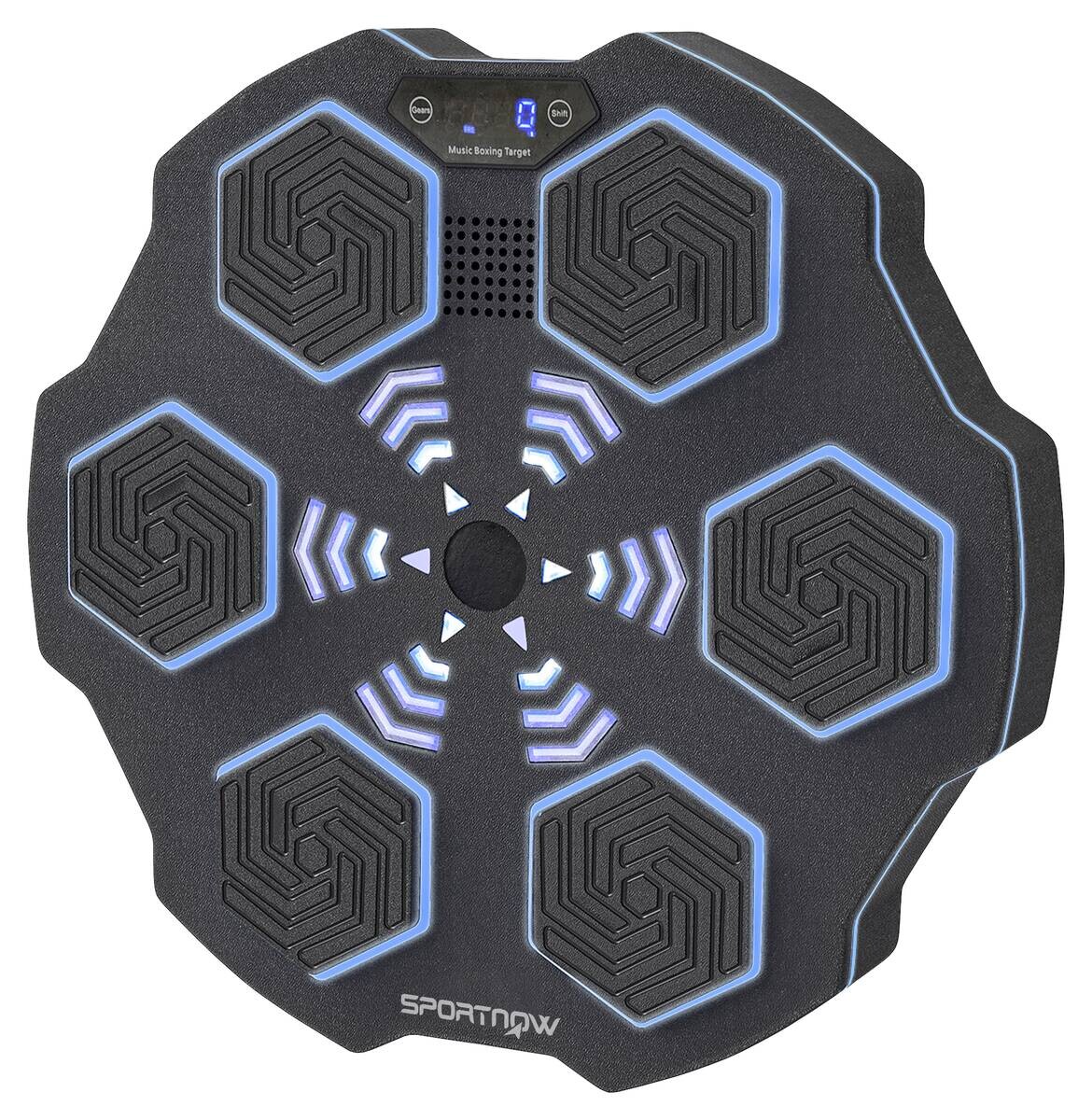 SPORTNOW Boxmaschine + Musik schwarz Kunststoff B/H/L: ca. 44x8x44 cm