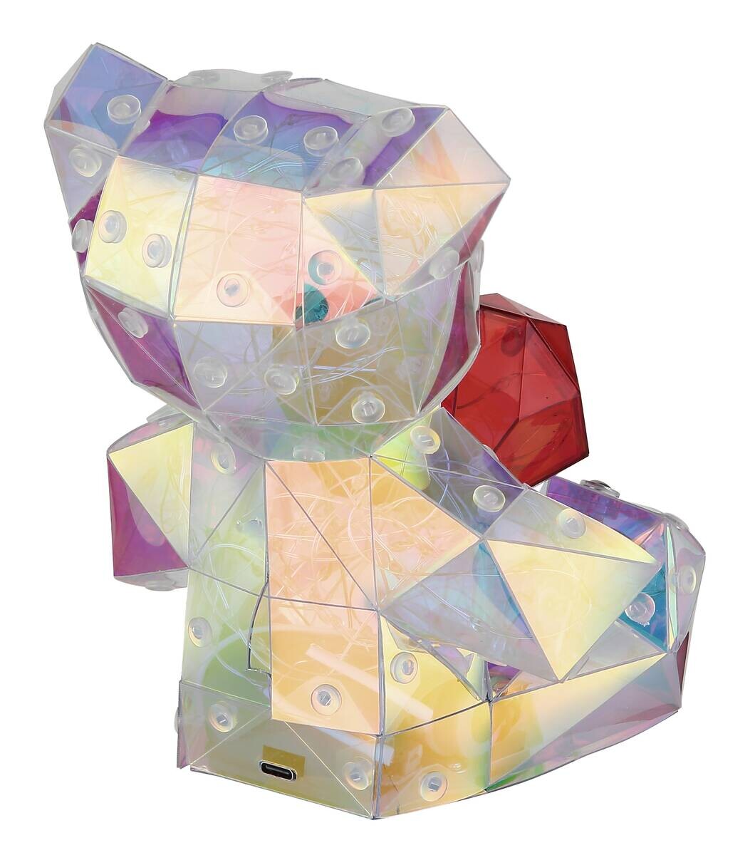 GLOBO LED-Dekoleuchte transparent B/H/L: ca. 13x17x14 cm