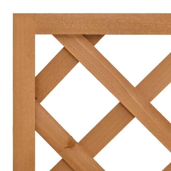 Gartenspalier orange Holz B/H/L: ca. 25x90x50 cm
