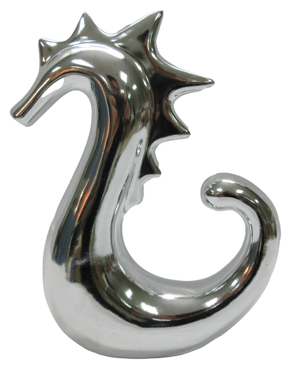 POCOline Dekorationsartikel silber Steingut B/H/L: ca. 13,5x5x18 cm