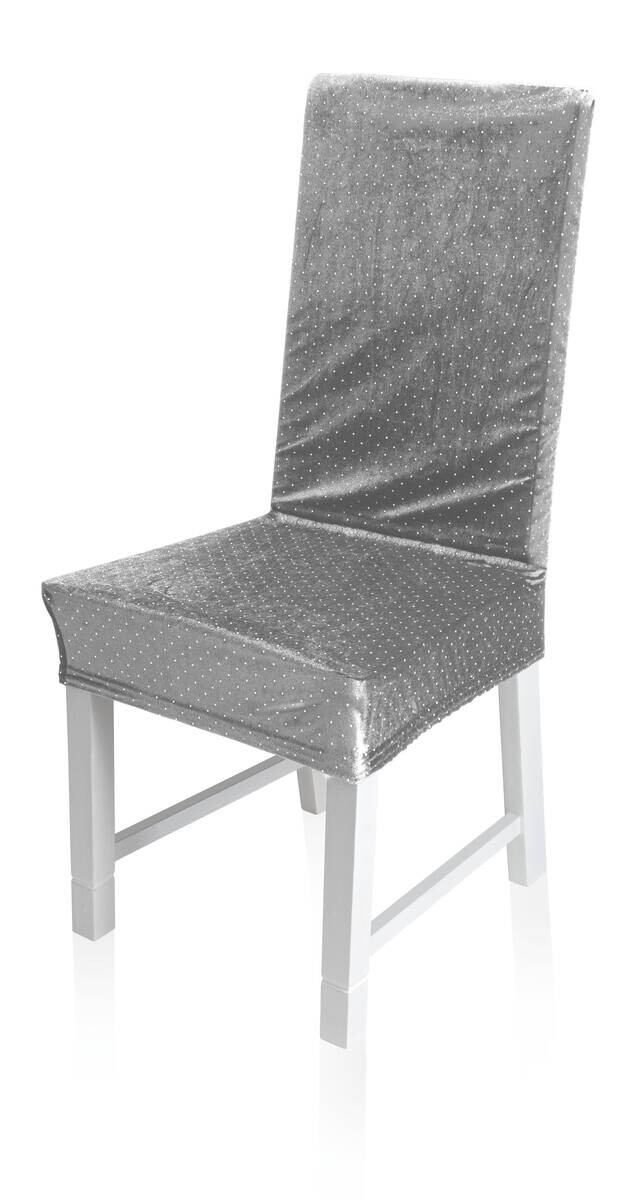 Stuhlhusse anthrazit 100% Polyester B/H/L: ca. 45x60x40 cm