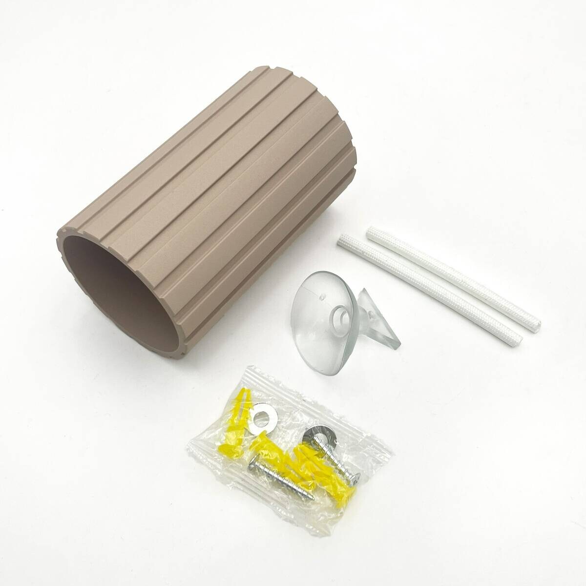 Lamkur Strahler Prisma beige Stahl B/H/L: ca. 6,5x10x6,5 cm 1 Brennstellen