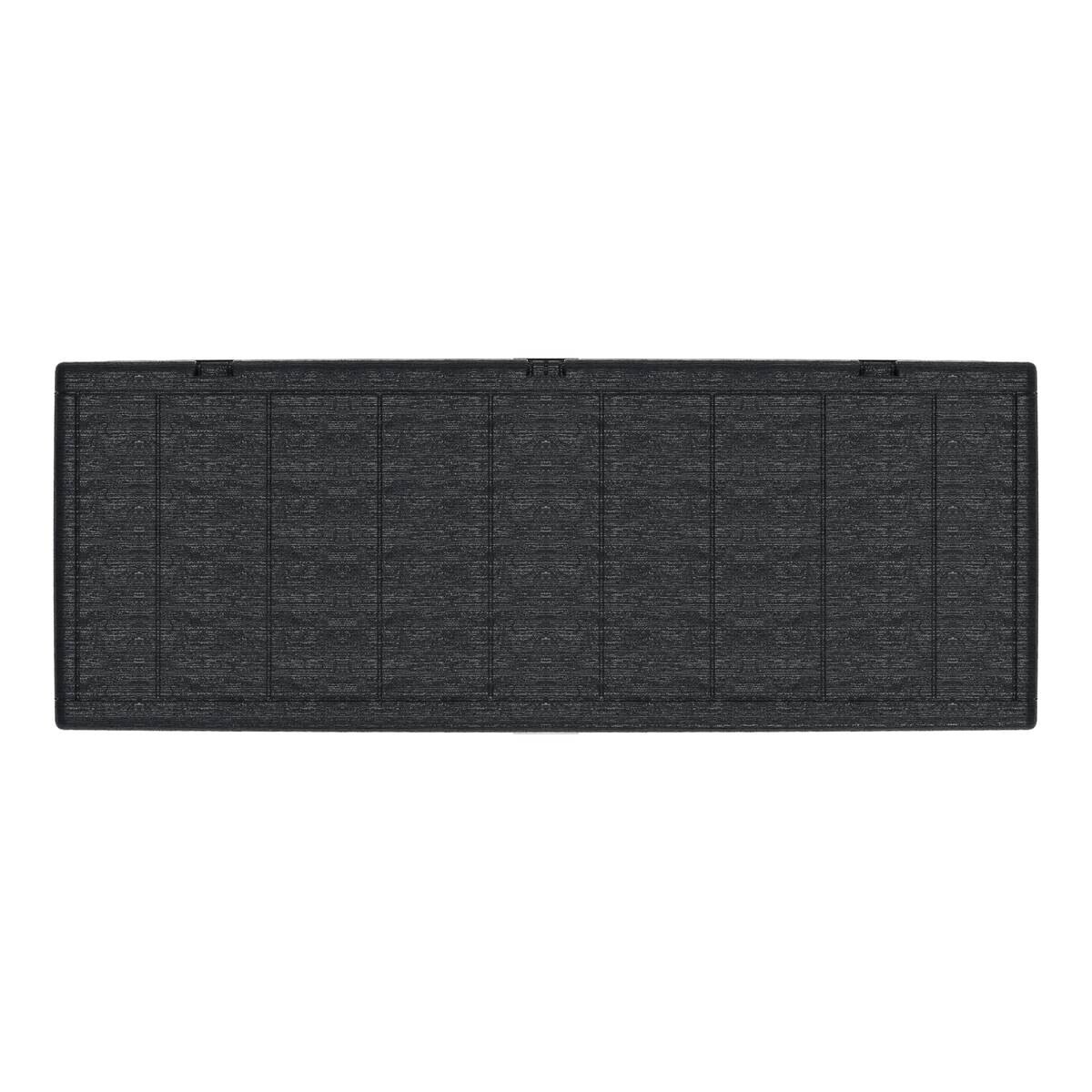 VCM Aufbewahrungsbox Durabox grau Kunststoff B/H/L: ca. 117x56x45 cm