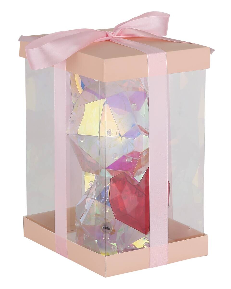 GLOBO LED-Dekoleuchte BRONDAR klar Kunststoff B/H/T: ca. 13x23x17 cm 1 Brennstellen