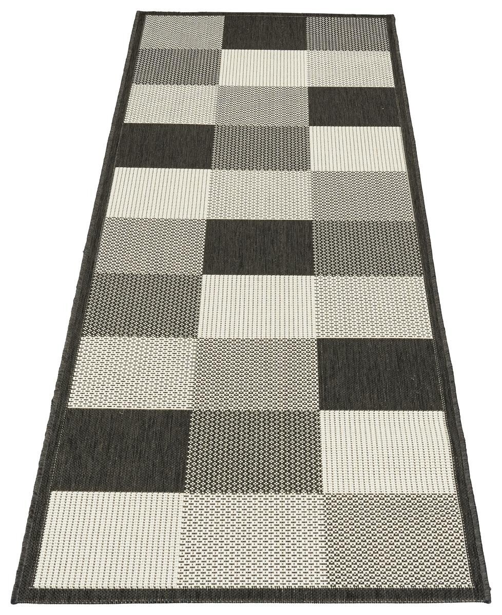 In-/Outdoor-Teppich Ambiente schwarz B/L: ca. 80x240 cm
