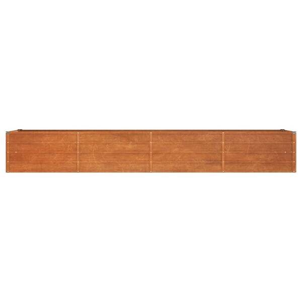 Hochbeet braun Stahl B/H/L: ca. 45x320x80 cm