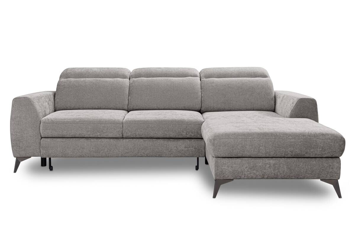 Ecksofa mit Bettfunktion und Bettkasten Cappuccino Microfaser B/T: ca. 264x191 cm