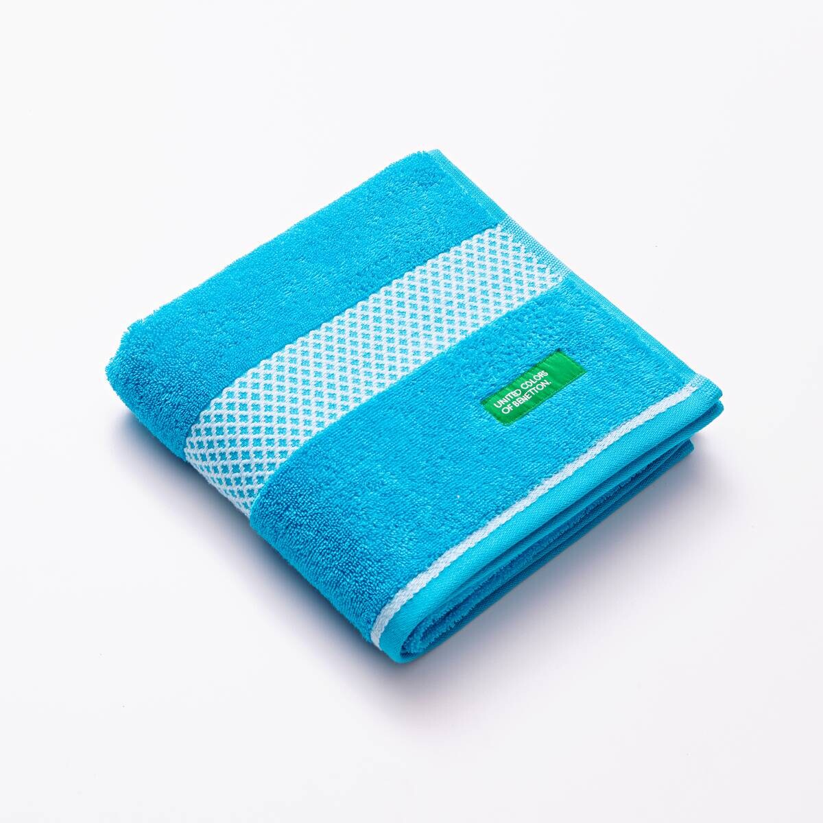 BENETTON Handtuch SUMMER hellblau 100% Baumwolle B/L: ca. 50x90 cm