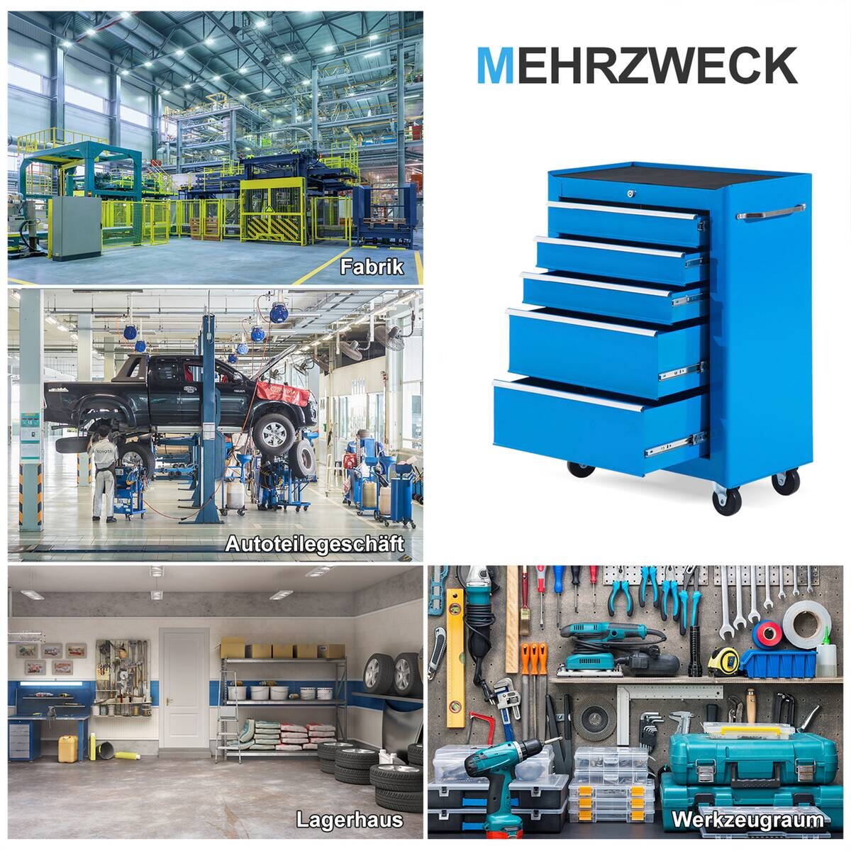 Werkstattwagen B/H/T: ca. 61,5x82,5x33 cm