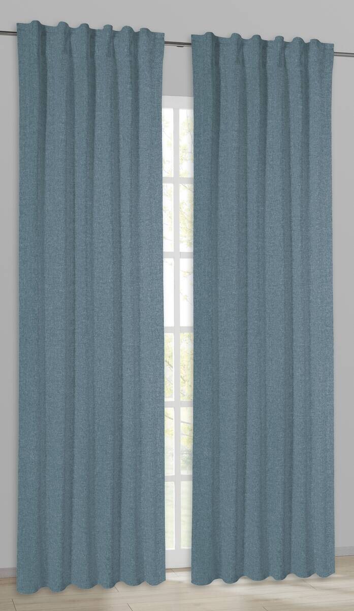 POCOline Kombivorhang Ulrich blau B/L: ca. 135x245 cm