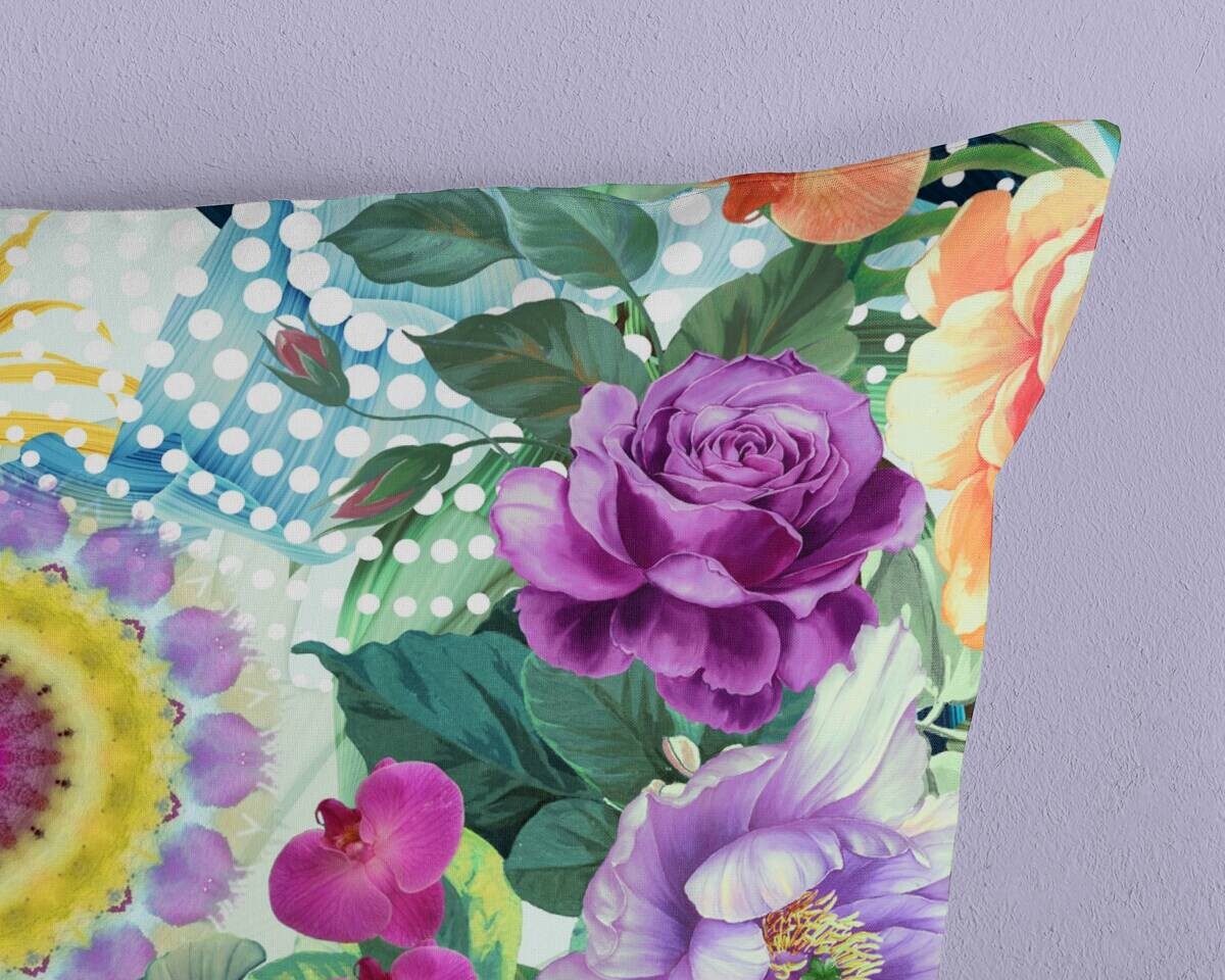 Baumwoll Bettwäsche Aviva Satin Multi Baumwolle B/L: ca. 135x200 cm