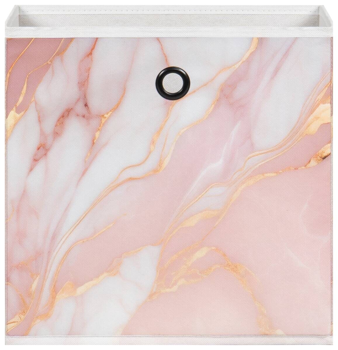 Motivbox Mamor rosa gold B/H/T: ca. 32x32x32 cm