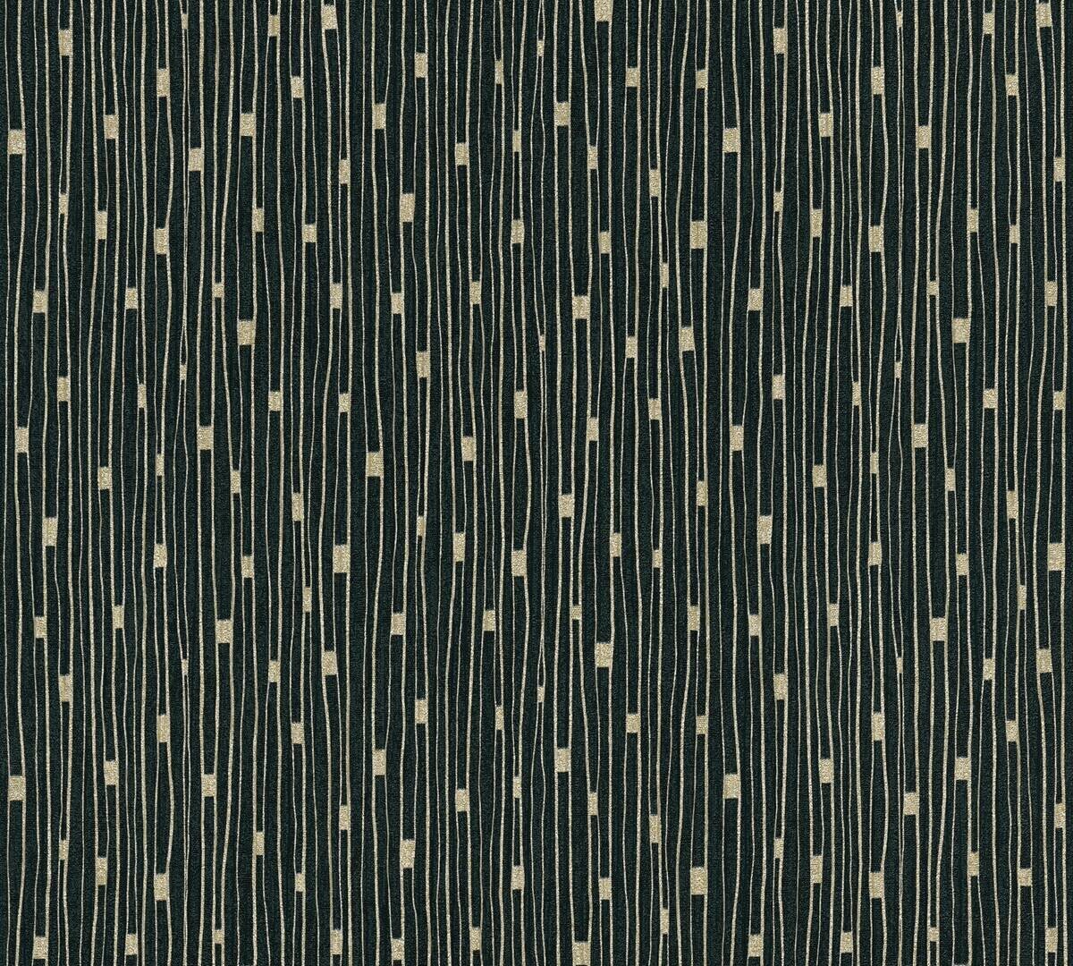 A.S.Creation Vliestapete schwarz silber gold B/H/D: ca. 53x1005x8,3 cm