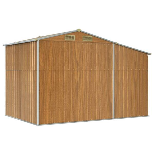 vidaXL Gartenhaus braun B/T/L: ca. 277x179x192,5 cm