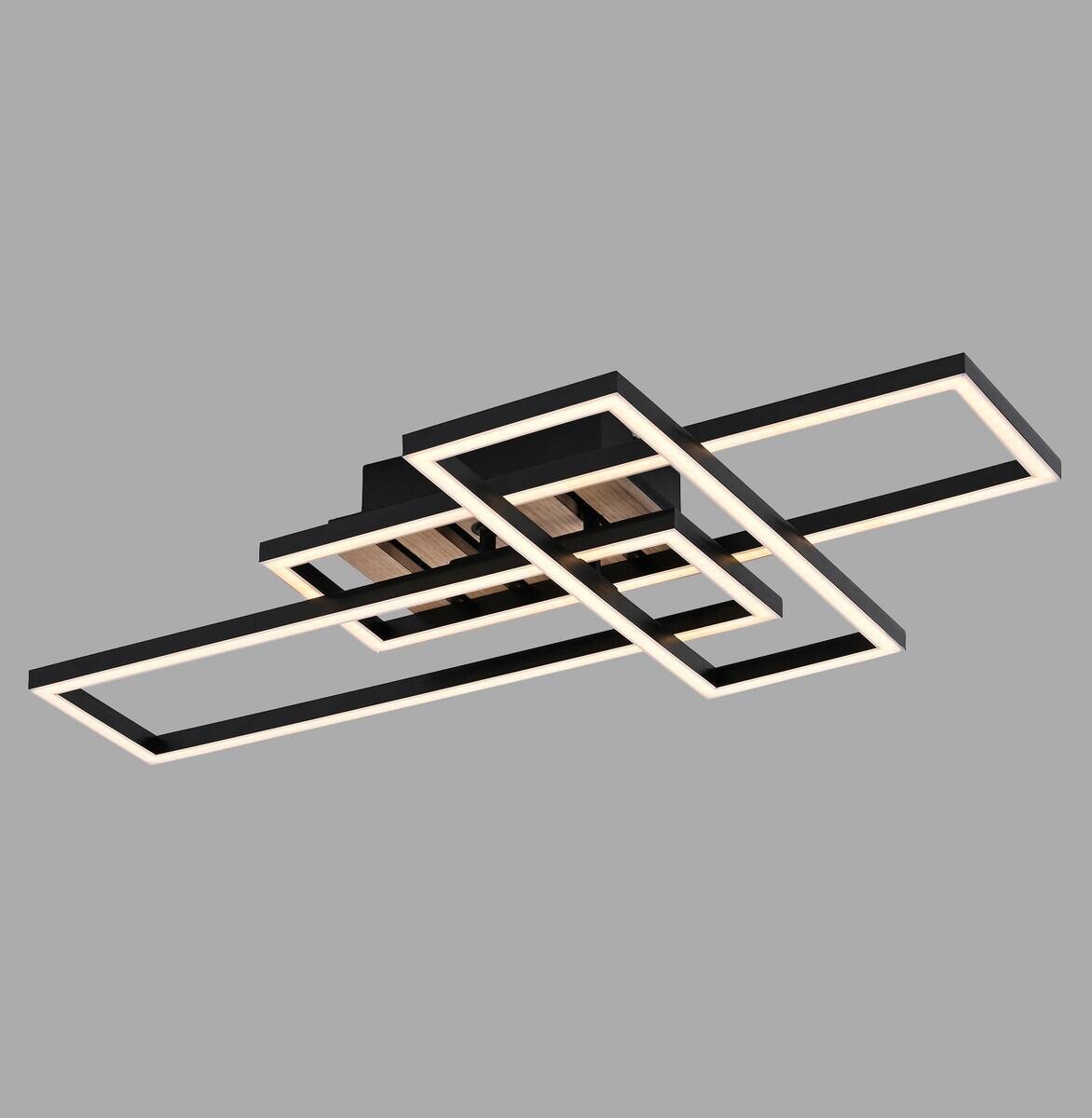 Just Light LED-Deckenleuchte Akustika B/H/L: ca. 35x11,5x65 cm