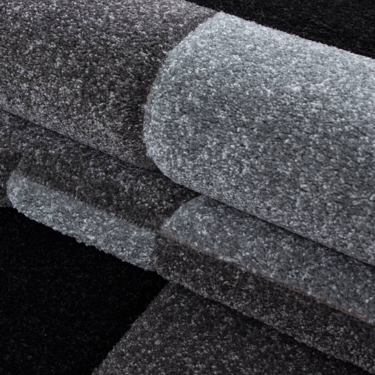 Ayyildiz Teppich HAWAII grau B/L: ca. 140x200 cm