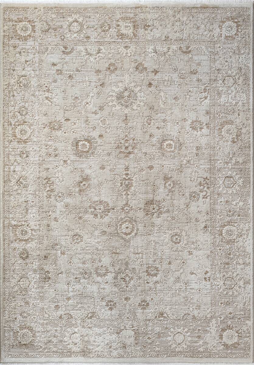 Merinos Teppich Flowline beige B/L: ca. 80x300 cm