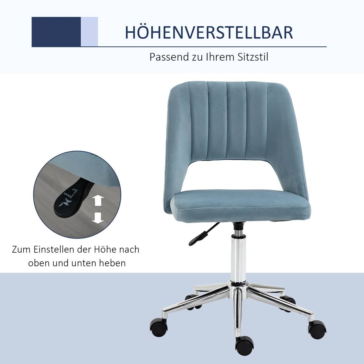 Drehstuhl 921-481 blau